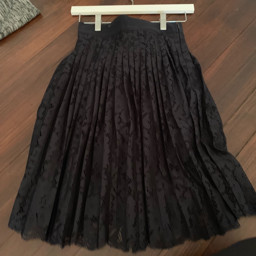 Ann Taylor Black lace skirt